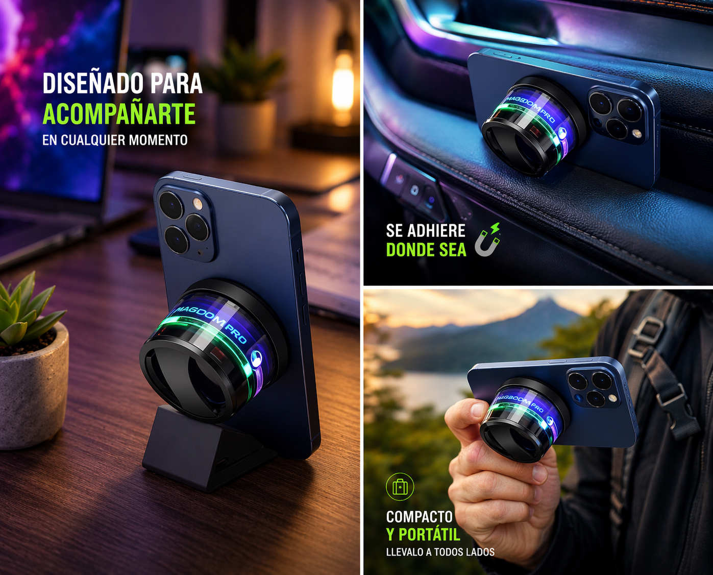 Parlante Magnético Portátil “MagBoom Pro