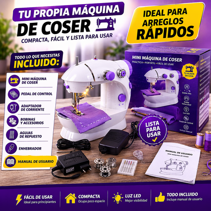 Mini Maquina de coser portatil