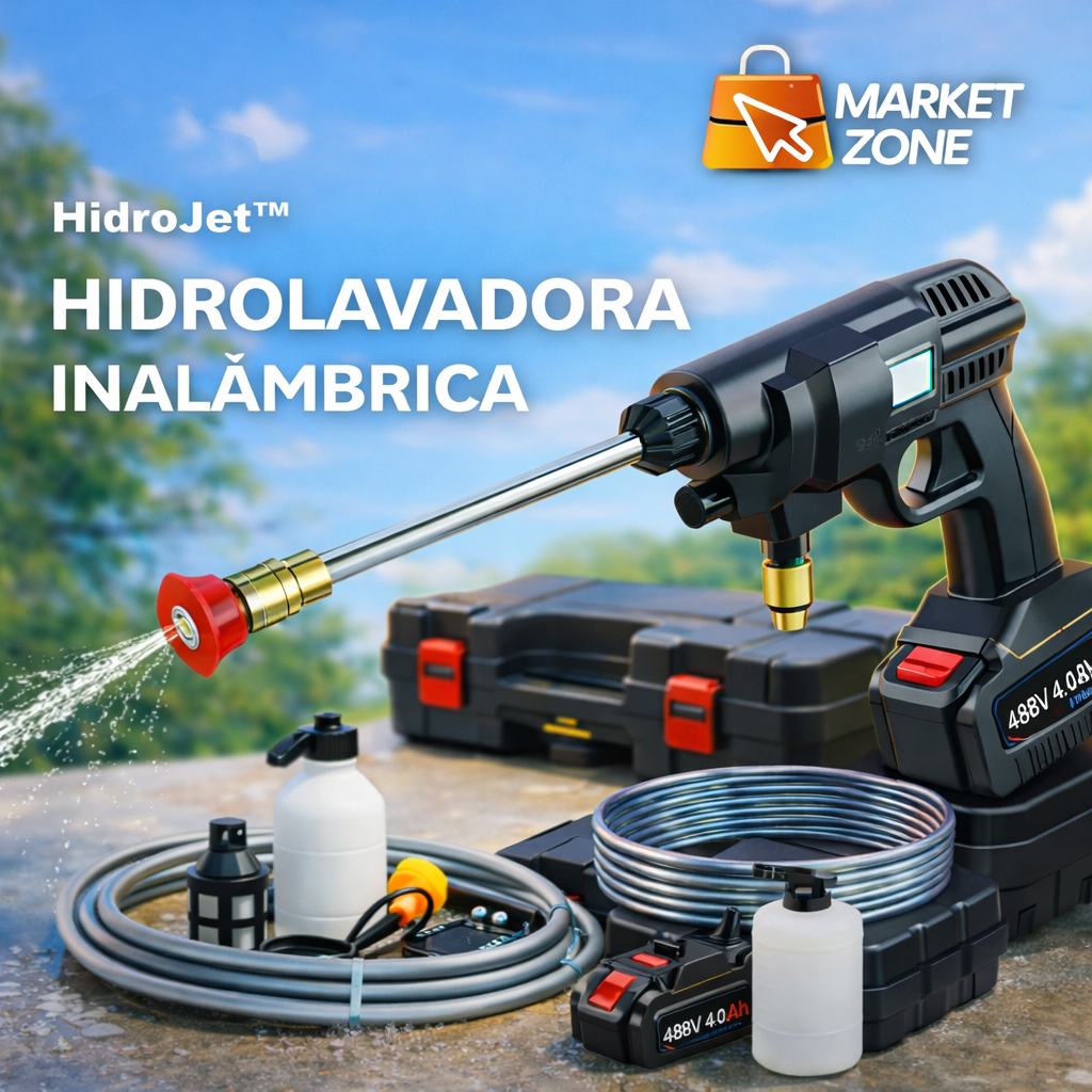 Hidrolavadora Portatil Inalambrica 2 baterías 48 V