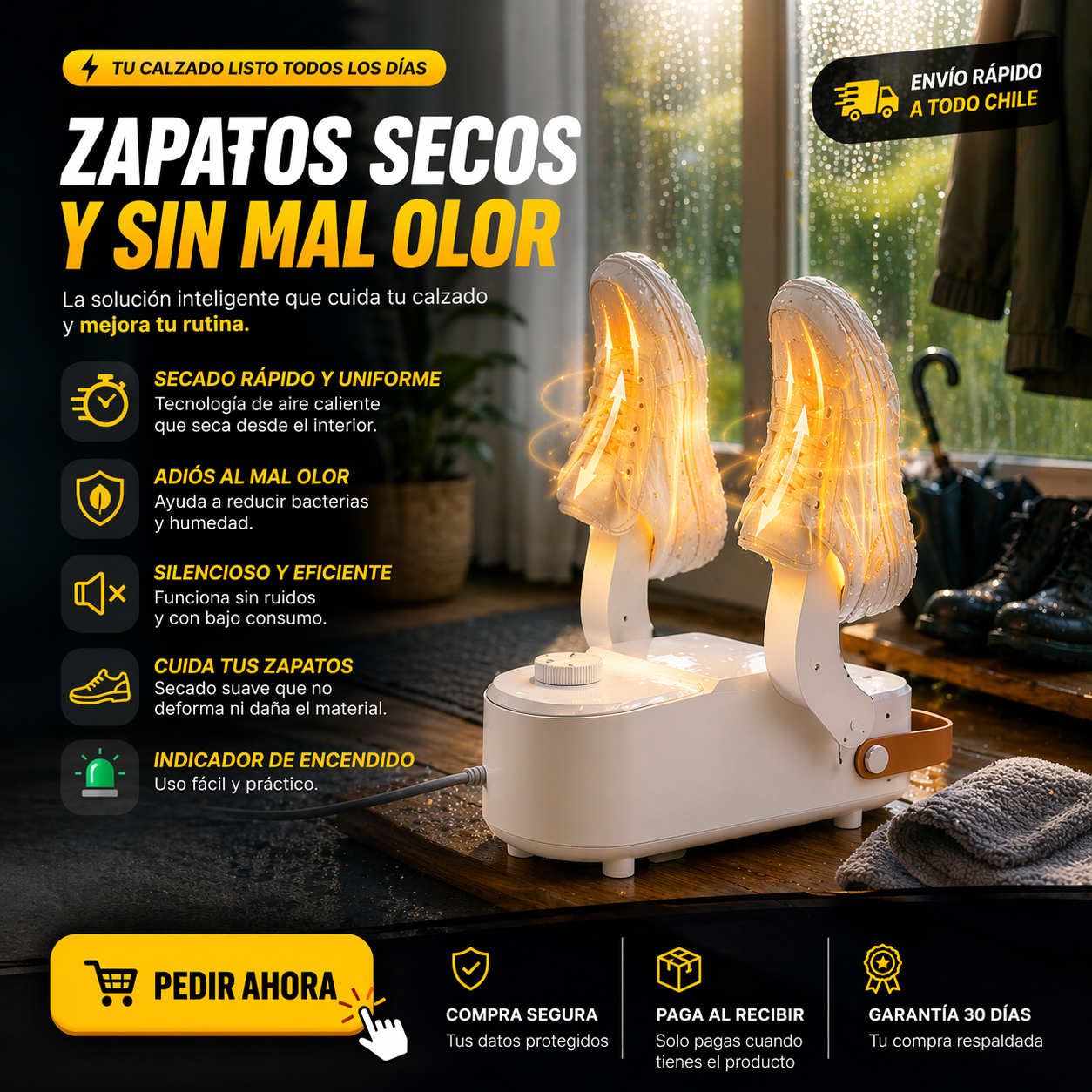 Secador de zapatos Secador Inteligente ™