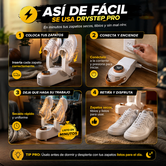 Secador de zapatos Secador Inteligente ™